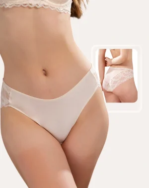 [GIÁ MỚI] Quần lót ren cao cấp Corèle lưng vừa, mềm mại, chuẩn an toàn quốc tế OEKO-TEX từ Corèle Pháp - 02142A