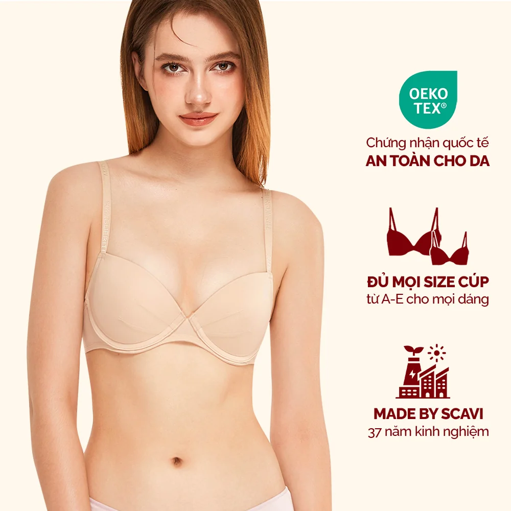 Áo ngực nữ Marguerite nâng vừa, không gọng êm nhẹ, chuẩn an toàn quốc tế OEKO-TEX từ Corèle Pháp - 21144 (Mùa cũ 22144) Áo ngực nữ Marguerite nâng vừa, không gọng êm nhẹ, chuẩn an toàn quốc tế OEKO-TEX từ Corèle Pháp - 21144 (Mùa cũ 22144)