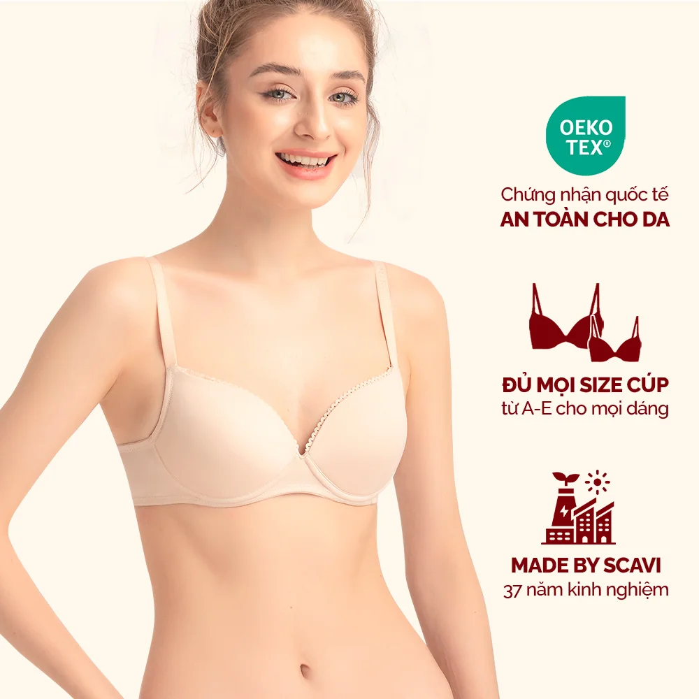 Áo lót mút mỏng nhẹ, không gọng thích hợp mặc hàng ngày chuẩn an toàn OEKO-TEX từ Corèle Pháp - 30057D (Mã cũ: 91057C) Áo lót mút mỏng nhẹ, không gọng thích hợp mặc hàng ngày chuẩn an toàn OEKO-TEX từ Corèle Pháp - 30057D (Mã cũ: 91057C)