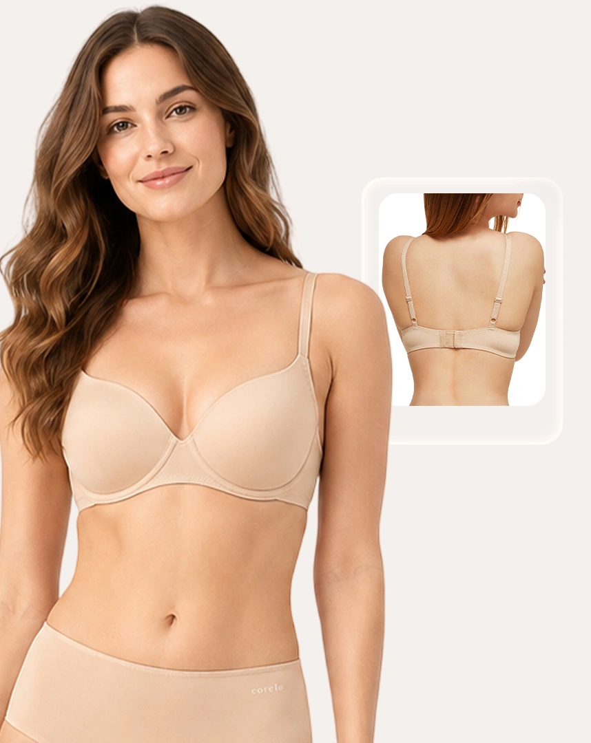 Áo ngực nữ Marguerite mút mỏng có gọng, chuẩn an toàn quốc tế OEKO-TEX từ Corèle Pháp - 30151/30151-1