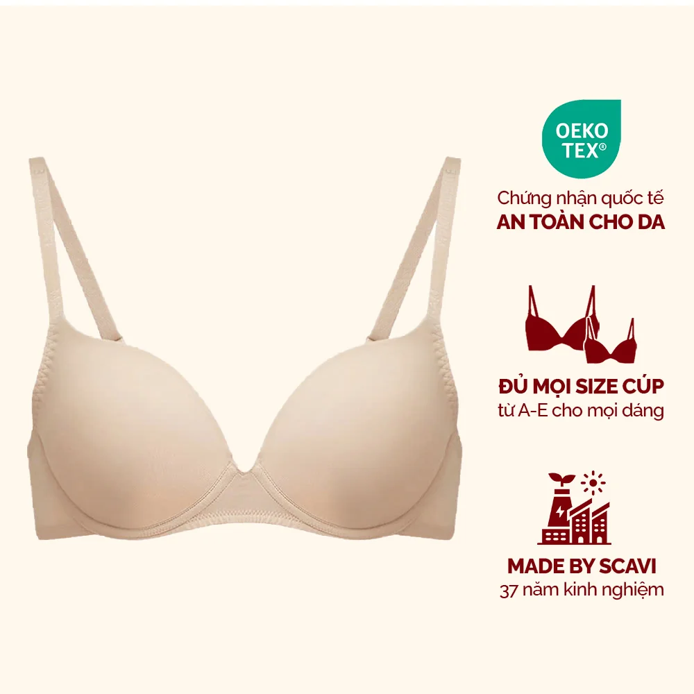 Áo ngực nữ Marguerite mút mỏng có gọng, chuẩn an toàn quốc tế OEKO-TEX từ Corèle Pháp - 30151/30151-1 Áo ngực nữ Marguerite mút mỏng có gọng, chuẩn an toàn quốc tế OEKO-TEX từ Corèle Pháp - 30151/30151-1