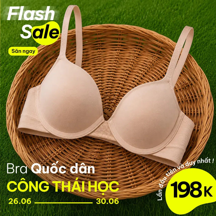 Áo ngực nữ Marguerite nâng vừa, có gọng, lưng phối lưới thoáng khí chuẩn an toàn OEKO-TEX từ Corèle Pháp - 31141 (Mã cũ: 32141)