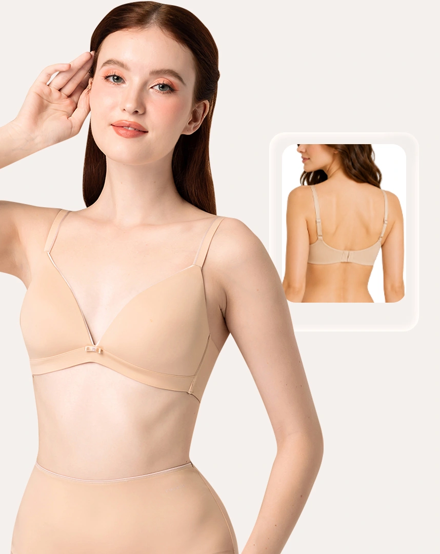 Áo ngực Corèle mút mỏng nhẹ không gọng, mềm mịn, thoáng mát, chuẩn an toàn quốc tế OEKO-TEX từ Corèle Pháp -  50137A