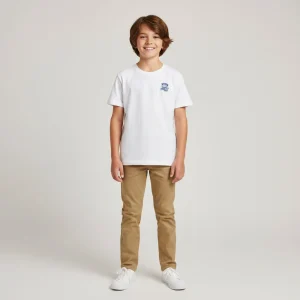 Áo thun T-shirt Marron cho bé trai, thấm hút, co giãn tốt chuẩn an toàn quốc tế OEKO-TEX từ Corèle Pháp - SB-002 Áo thun T-shirt Marron cho bé trai, thấm hút, co giãn tốt chuẩn an toàn quốc tế OEKO-TEX từ Corèle Pháp - SB-002
