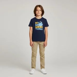 Áo thun T-shirt Maron cho bé trai, dáng cổ tròn, thấm hú tốt chuẩn an toàn quốc tế OEKO-TEX từ Corèle Pháp - SB-004 Áo thun T-shirt Maron cho bé trai, dáng cổ tròn, thấm hú tốt chuẩn an toàn quốc tế OEKO-TEX từ Corèle Pháp - SB-004
