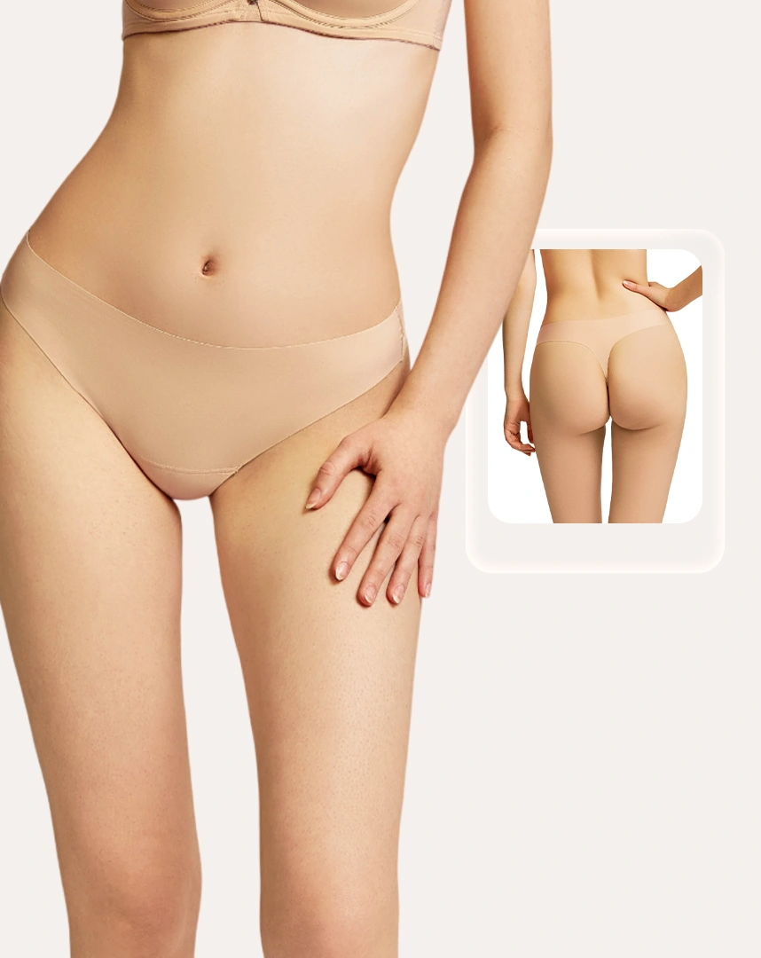 Quần lót nữ lọt khe mềm mại gợi cảm, không hằn viền, chuẩn an toàn quốc tế OEKO-TEX từ Corèle Pháp - 08162B