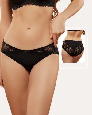 Quần lót ren cao cấp Corèle lưng vừa, mềm mại quyến rũ, chuẩn an toàn quốc tế OEKO-TEX từ Corèle Pháp - 02142B Quần lót ren cao cấp Corèle lưng vừa, mềm mại quyến rũ, chuẩn an toàn quốc tế OEKO-TEX từ Corèle Pháp - 02142B