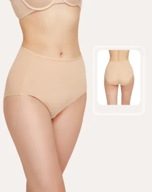 Quần lót nữ Marguerite cạp cao chạm rốn, chất thun lạnh mịn mát, chuẩn an toàn quốc tế OEKO-TEX từ Corèle Pháp - 03180 Quần lót nữ Marguerite cạp cao chạm rốn, chất thun lạnh mịn mát, chuẩn an toàn quốc tế OEKO-TEX từ Corèle Pháp - 03180