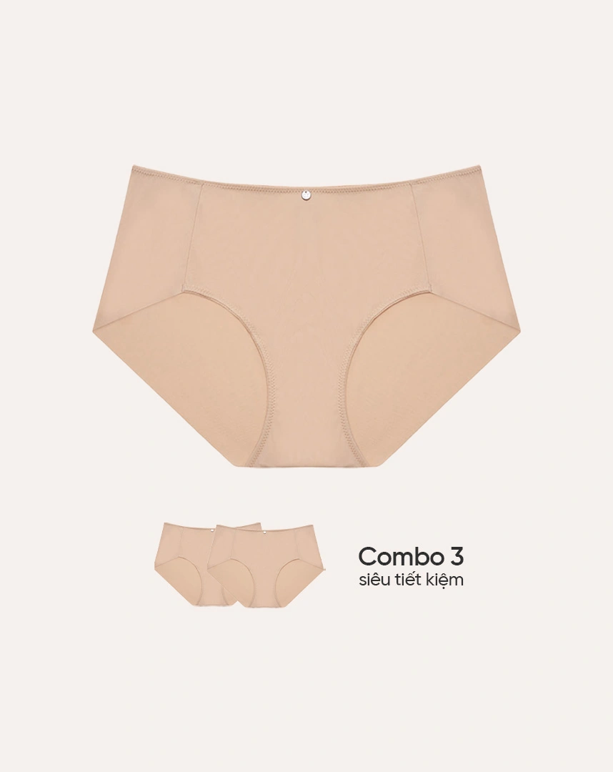 (COMBO 03) Quần lót nữ Corèle lưng vừa, viền mảnh chất thun lạnh, chuẩn an toàn quốc tế OEKO-TEX từ Corèle V Pháp – 02156A
