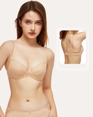 Áo ngực nữ Marguerite nâng vừa, không gọng êm ái, mút nâng 2cm, chuẩn an toàn quốc tế OEKO-TEX từ Corèle Pháp - 21170 Áo ngực nữ Marguerite nâng vừa, không gọng êm ái, mút nâng 2cm, chuẩn an toàn quốc tế OEKO-TEX từ Corèle Pháp - 21170