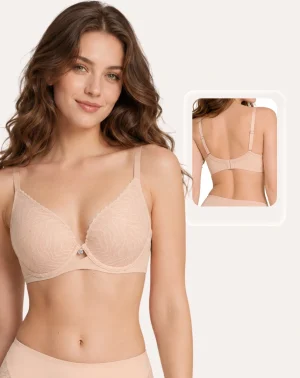 Áo ngực Bigsize nữ có gọng, đệm mỏng nhẹ, phối ren quyến rũ, chuẩn an toàn OEKO-TEX từ Corèle Pháp - 3088B-1 Áo ngực Bigsize nữ có gọng, đệm mỏng nhẹ, phối ren quyến rũ, chuẩn an toàn OEKO-TEX từ Corèle Pháp - 3088B-1