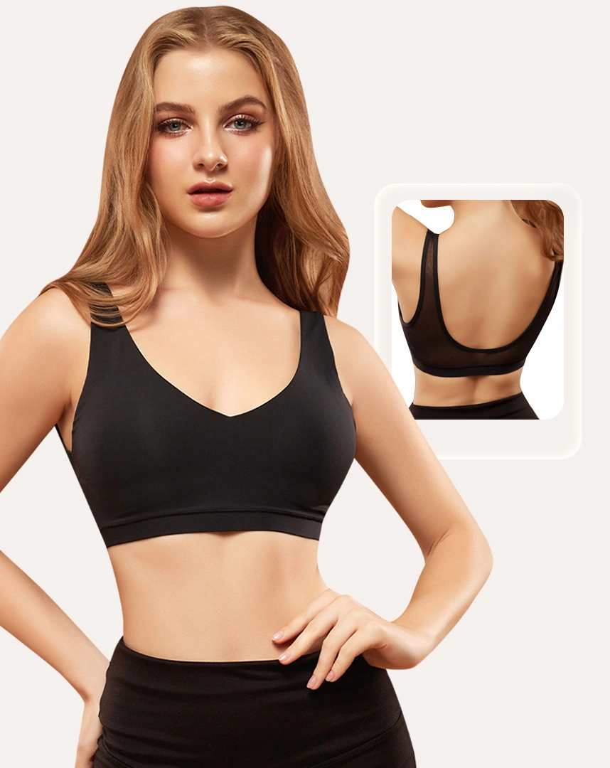 Corèle dáng Bralette vải thun lạnh, mút mỏng không gọng, chuẩn an toàn OEKO-TEX từ Corèle Pháp - CA-W27