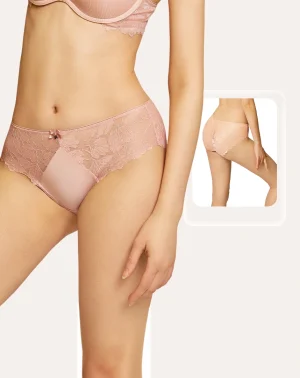 Quần lót lưng vừa Ren Xà cừ Corèle mịn mướt trên da, chuẩn an toàn quốc tế OEKO-TEX từ Corèle Pháp - 02171A Quần lót lưng vừa Ren Xà cừ Corèle mịn mướt trên da, chuẩn an toàn quốc tế OEKO-TEX từ Corèle Pháp - 02171A
