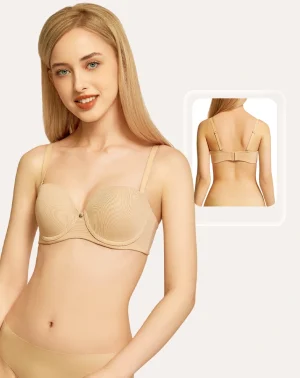 Áo lót nữ cúp ngang đa năng tháo dây, mút mỏng có khe nhét mút linh động - Corèle - 10177A Áo lót nữ cúp ngang đa năng tháo dây, mút mỏng có khe nhét mút linh động - Corèle - 10177A