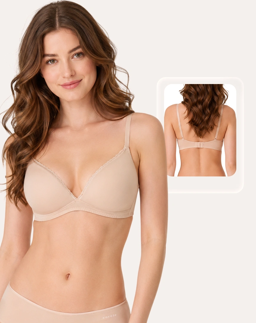 Áo ngực nữ Marguerite mút mỏng không gọng, chuẩn an toàn quốc tế OEKO-TEX từ Corèle Pháp – 50183