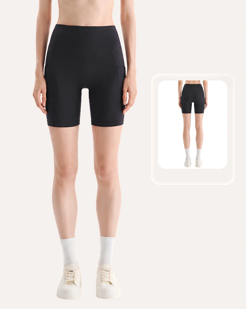 Quần tập nữ Corèle dáng ngắn, Biker shorts vải thun lạnh co giãn tốt, thoải mái & tự tin vận động,  chuẩn an toàn quốc tế OEKO-TEX - SLN01A