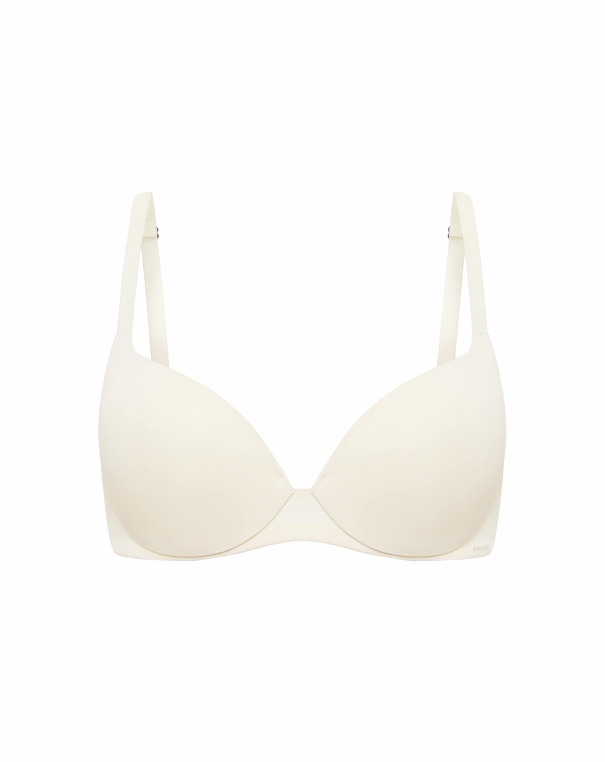 Áo ngực Corèle nữ đệm mỏng nhẹ có gọng, cup trơn, bản lưng U-back to che mỡ lưng, chuẩn an toàn OEKO-TEX – 30182A Áo ngực Corèle nữ đệm mỏng nhẹ có gọng, cup trơn, bản lưng U-back to che mỡ lưng, chuẩn an toàn OEKO-TEX – 30182A