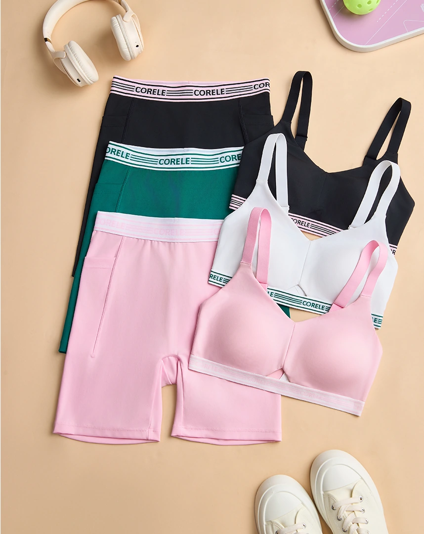 Áo Bra thể thao nữ không gọng Cup định hình, vải Askin làm mát thoát ẩm, tập Gym Pilates | CORÈLE Askin Allure SBRA203A Áo Bra thể thao nữ không gọng Cup định hình, vải Askin làm mát thoát ẩm, tập Gym Pilates | CORÈLE Askin Allure SBRA203A