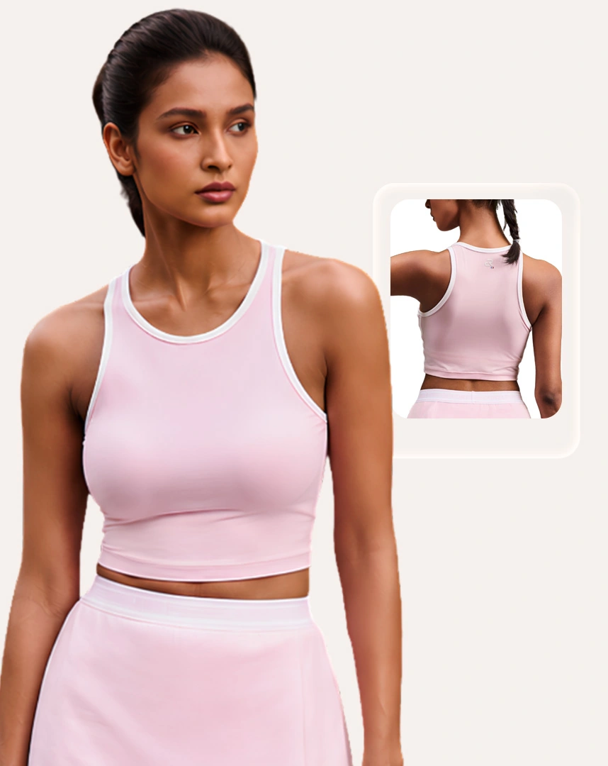 Áo Bra yếm thể thao Askin Allure croptop có cup yoga tập nhẹ - Corele - SCBT103A