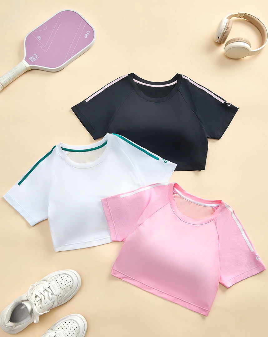 Áo thun thể thao nữ Askin Allure tay ngắn dáng crop có cup Corele (Yoga/Tập nhẹ) – SCBT203A Áo thun thể thao nữ Askin Allure tay ngắn dáng crop có cup Corele (Yoga/Tập nhẹ) – SCBT203A
