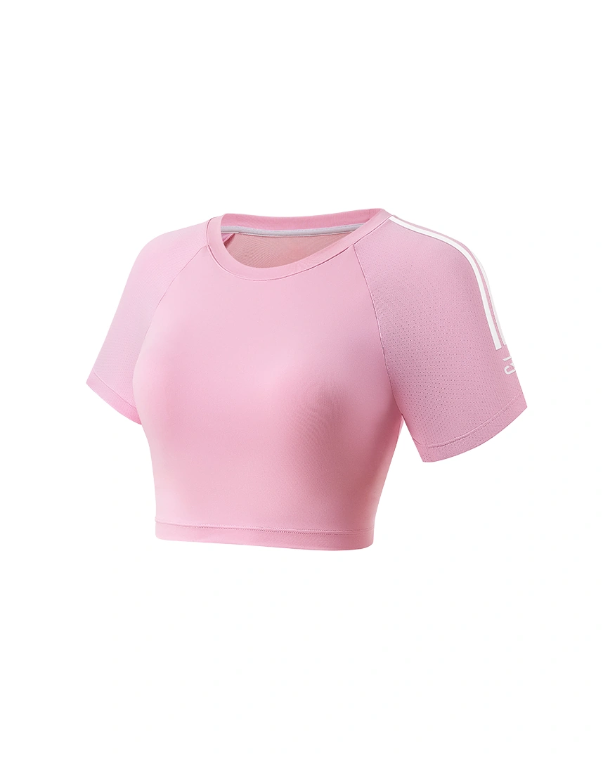 Áo thun thể thao nữ Askin Allure tay ngắn dáng crop có cup Corele (Yoga/Tập nhẹ) – SCBT203A Áo thun thể thao nữ Askin Allure tay ngắn dáng crop có cup Corele (Yoga/Tập nhẹ) – SCBT203A