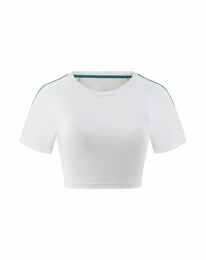 Áo thun thể thao nữ Askin Allure tay ngắn dáng crop có cup Corele (Yoga/Tập nhẹ) – SCBT203A Áo thun thể thao nữ Askin Allure tay ngắn dáng crop có cup Corele (Yoga/Tập nhẹ) – SCBT203A