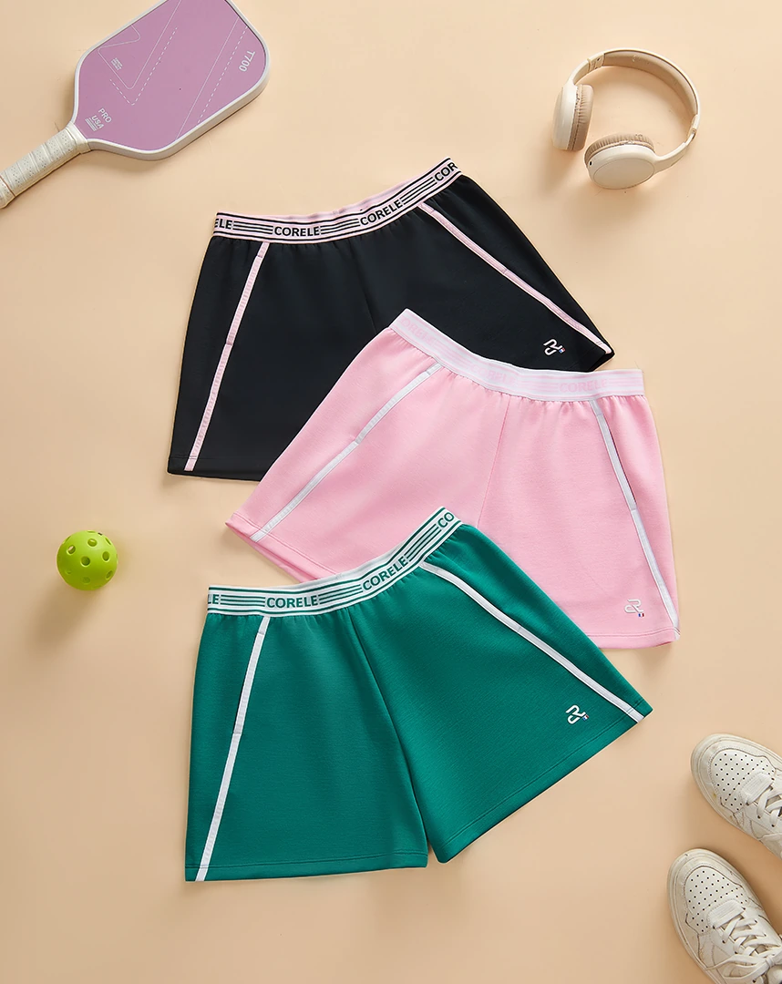 Quần Short thể thao nữ dáng chữ A cạp thun tập nhẹ hàng ngày - Corele - SSHO103A Quần Short thể thao nữ dáng chữ A cạp thun tập nhẹ hàng ngày - Corele - SSHO103A