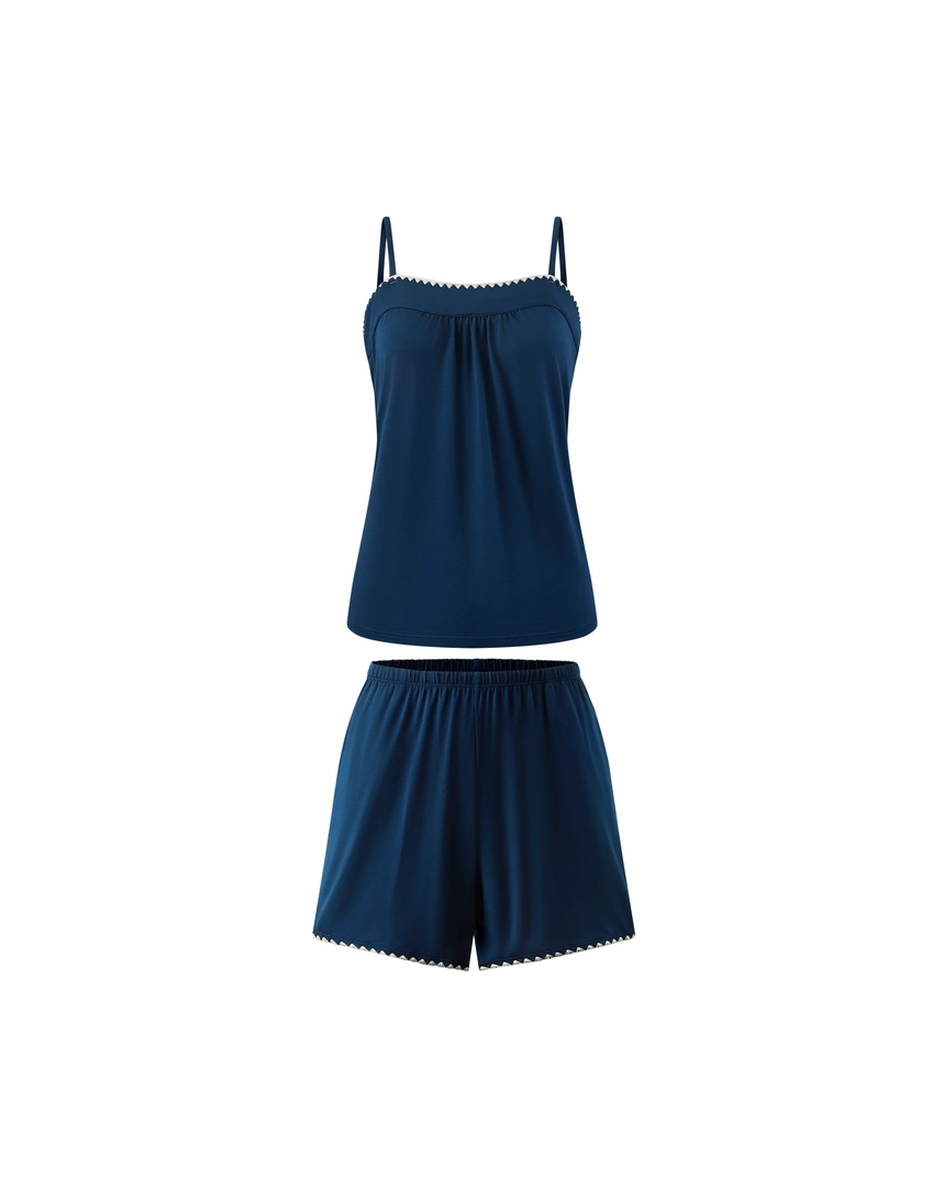 SET Áo 2 dây & Quần short viền xích móc, vải Modal lành tính, đạt chuẩn TENCEL Lenzing & OEKO-TEX | CORÈLE HWCA191A SET Áo 2 dây & Quần short viền xích móc, vải Modal lành tính, đạt chuẩn TENCEL Lenzing & OEKO-TEX | CORÈLE HWCA191A
