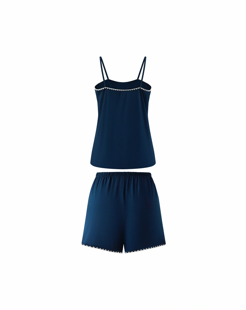 SET Áo 2 dây & Quần short viền xích móc, vải Modal lành tính, đạt chuẩn TENCEL Lenzing & OEKO-TEX | CORÈLE HWCA191A SET Áo 2 dây & Quần short viền xích móc, vải Modal lành tính, đạt chuẩn TENCEL Lenzing & OEKO-TEX | CORÈLE HWCA191A