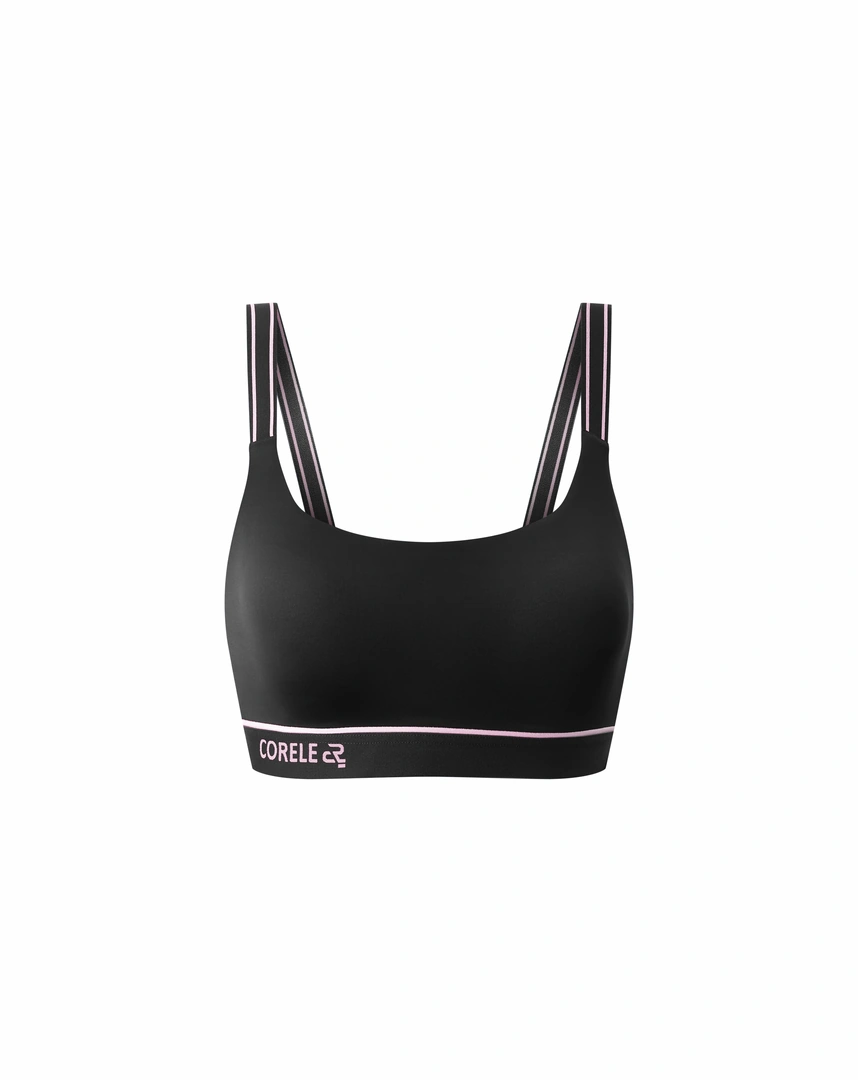 Áo Bra thể thao nữ có mút nâng đỡ tốt, lưng bản to, dây vai linh hoạt tập Gym Pilates | CORÈLE SBRA104A Áo Bra thể thao nữ có mút nâng đỡ tốt, lưng bản to, dây vai linh hoạt tập Gym Pilates | CORÈLE SBRA104A