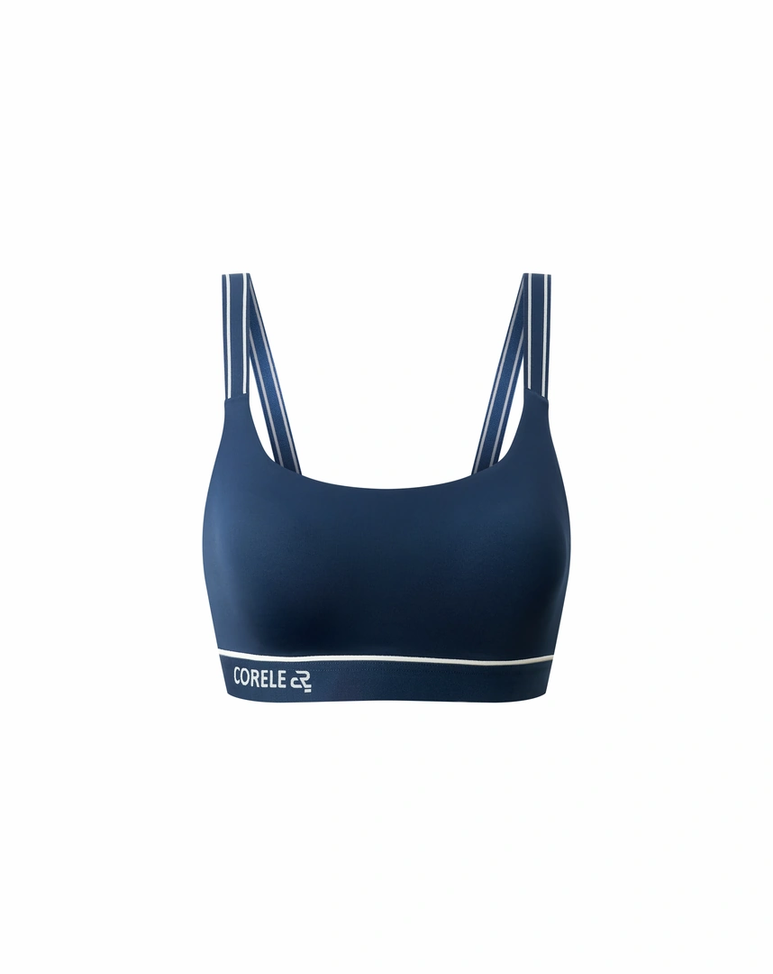 Áo Bra thể thao nữ có mút nâng đỡ tốt, lưng bản to, dây vai linh hoạt tập Gym Pilates | CORÈLE SBRA104A Áo Bra thể thao nữ có mút nâng đỡ tốt, lưng bản to, dây vai linh hoạt tập Gym Pilates | CORÈLE SBRA104A