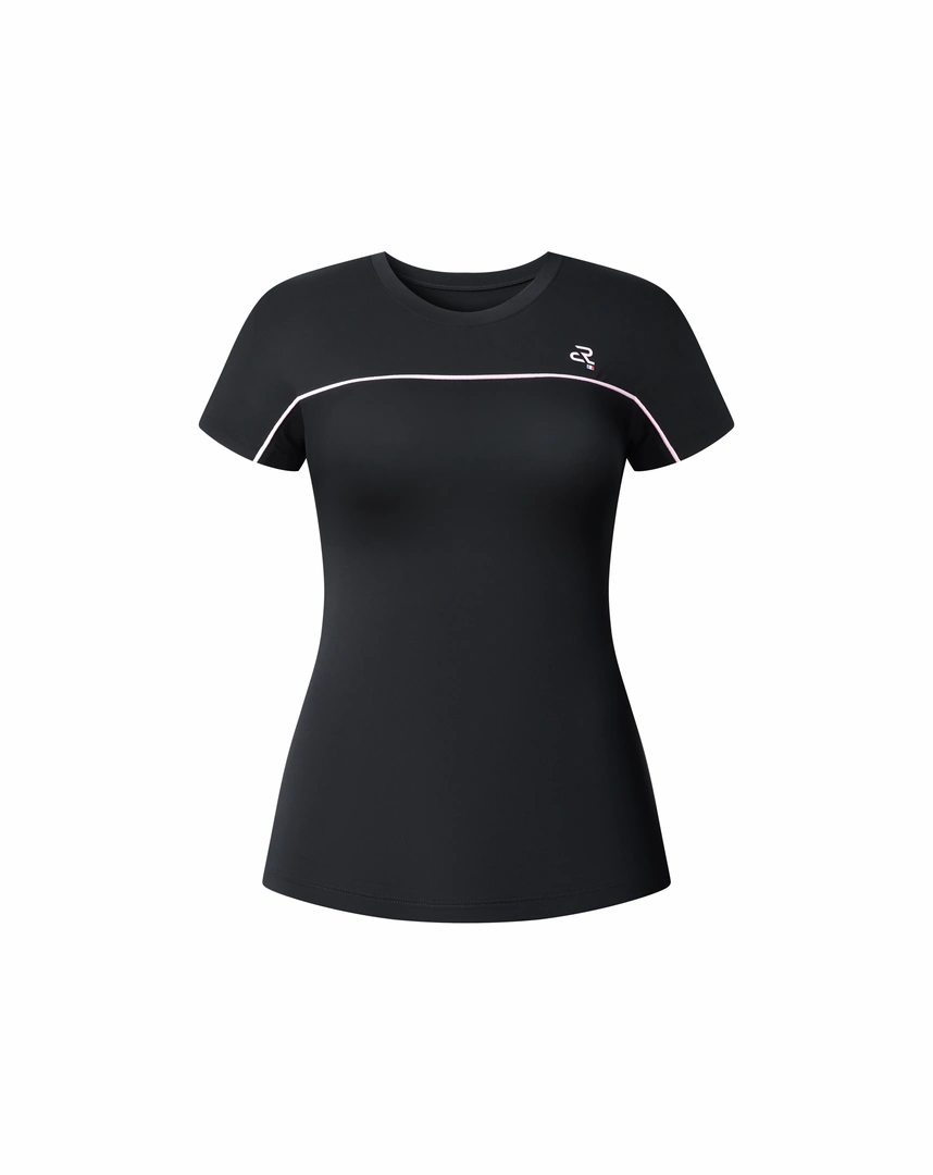 Áo thun thể thao nữ tay ngắn, dáng suông, thoáng mát dẫn nhiệt tốt, tập Pickleball Chạy bộ | CORÈLE STEE104A Áo thun thể thao nữ tay ngắn, dáng suông, thoáng mát dẫn nhiệt tốt, tập Pickleball Chạy bộ | CORÈLE STEE104A