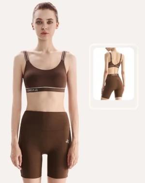 SET ĐỒ TẬP THỂ THAO CAO CẤP VẢI ASKIN LINH HOẠT, TÔN DÁNG, THỜI THƯỢNG  Corèle Activewear - SBRA104A x SLN104A