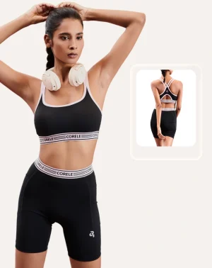 SET ĐỒ TẬP thể thao nữ Áo Bra & Quần Legging dáng ngắn co giãn thấm hút tốt tập Gym Yoga Đi Bộ | CORÈLE Askin Allure SBRA403A-SLN103A SET ĐỒ TẬP thể thao nữ Áo Bra & Quần Legging dáng ngắn co giãn thấm hút tốt tập Gym Yoga Đi Bộ | CORÈLE Askin Allure SBRA403A-SLN103A