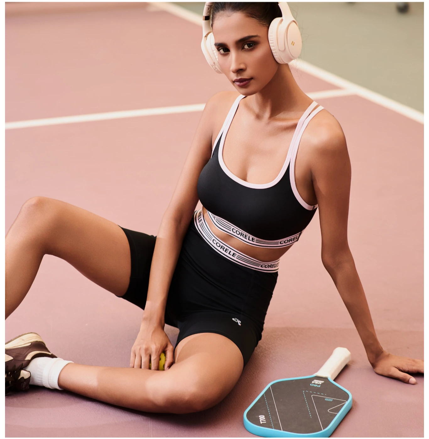 SET ĐỒ TẬP thể thao nữ Áo Bra & Quần Legging dáng ngắn co giãn thấm hút tốt tập Gym Yoga Đi Bộ | CORÈLE Askin Allure SBRA403A-SLN103A SET ĐỒ TẬP thể thao nữ Áo Bra & Quần Legging dáng ngắn co giãn thấm hút tốt tập Gym Yoga Đi Bộ | CORÈLE Askin Allure SBRA403A-SLN103A