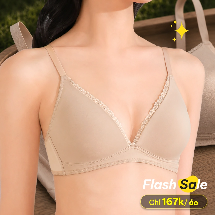 (Combo 03) Áo ngực nữ Marguerite mút mỏng không gọng, chuẩn an toàn quốc tế OEKO-TEX từ Corèle Pháp – 50183 (Combo 03) Áo ngực nữ Marguerite mút mỏng không gọng, chuẩn an toàn quốc tế OEKO-TEX từ Corèle Pháp – 50183