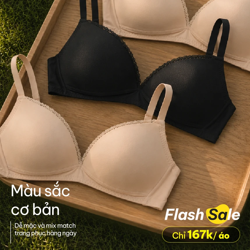(Combo 03) Áo ngực nữ Marguerite mút mỏng không gọng, chuẩn an toàn quốc tế OEKO-TEX từ Corèle Pháp – 50183 (Combo 03) Áo ngực nữ Marguerite mút mỏng không gọng, chuẩn an toàn quốc tế OEKO-TEX từ Corèle Pháp – 50183