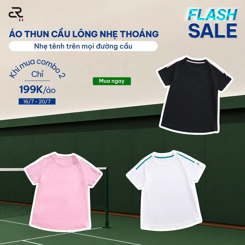 (Combo 02) Áo thun thể thao nữ Askin Allure cầu lông chạy bộ - Corele - STEE103A